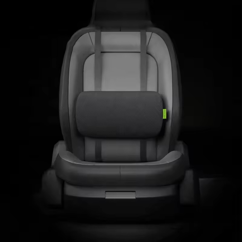 Pelbagai Guna Lumbar Support Pillow Memory Foam Kusyen Belakang Bawah dengan Jalur Elastik untuk Tempat Duduk Kereta